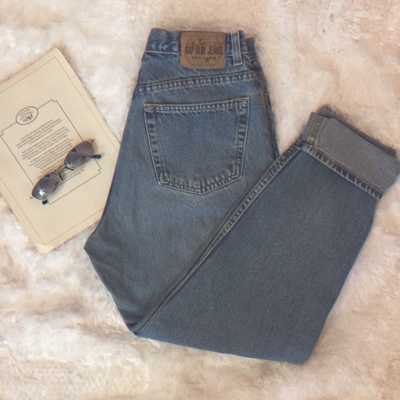 Mom Jeans (Classic Fit Blue Jean) - Picture 1 of 8